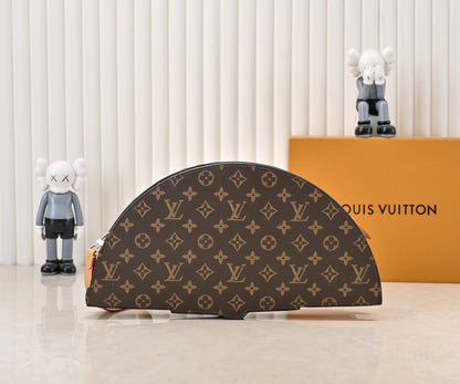 Fächerförmige Leder-Crossbody-Tasche – Foto 8