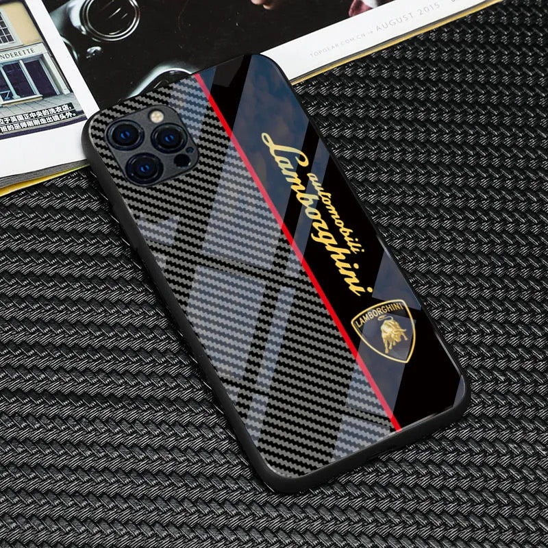 Luxuriöse Autologo iPhone-Hülle – Design 21