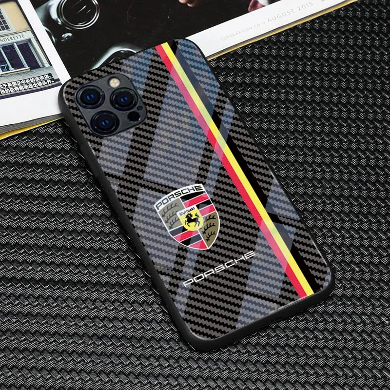Luxuriöse Autologo iPhone-Hülle – Design 42
