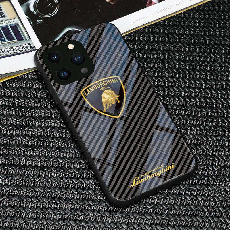 Luxuriöse Autologo iPhone-Hülle – Design 65