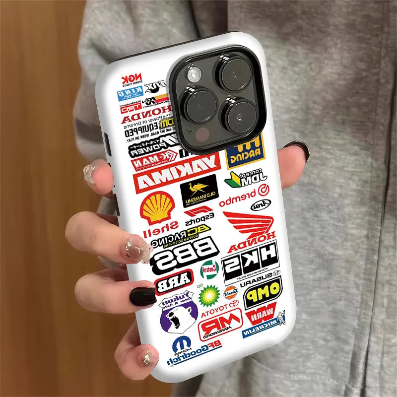 Luxuriöse Autologo iPhone-Hülle – Design 42