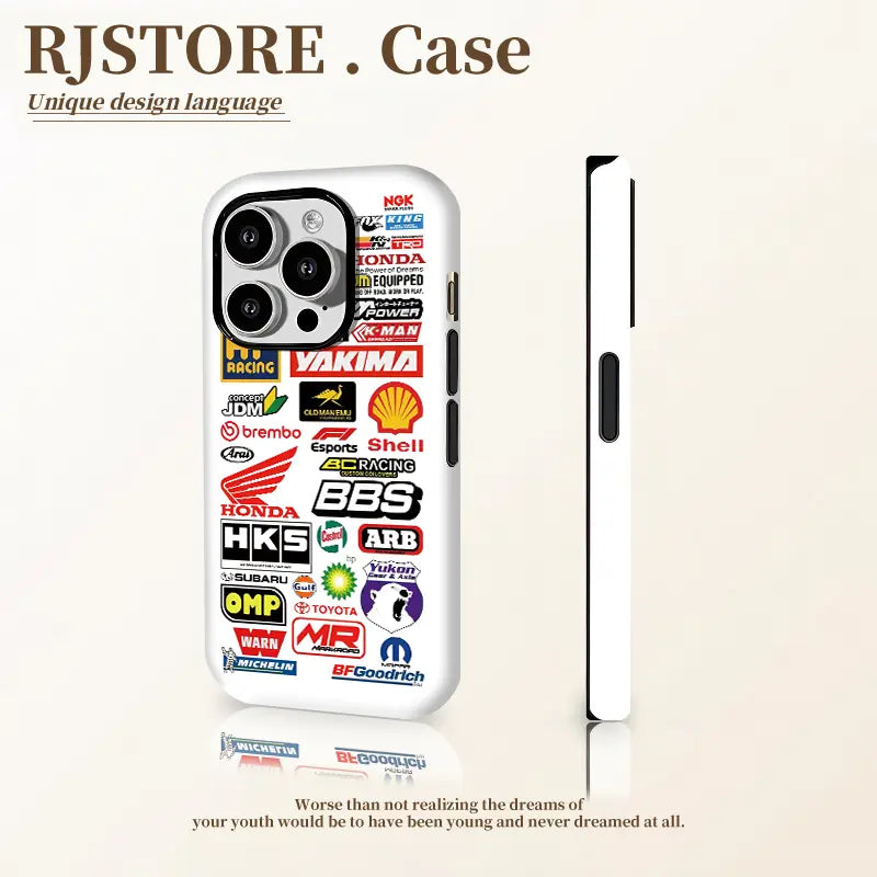 Luxuriöse Autologo iPhone-Hülle – Design 42