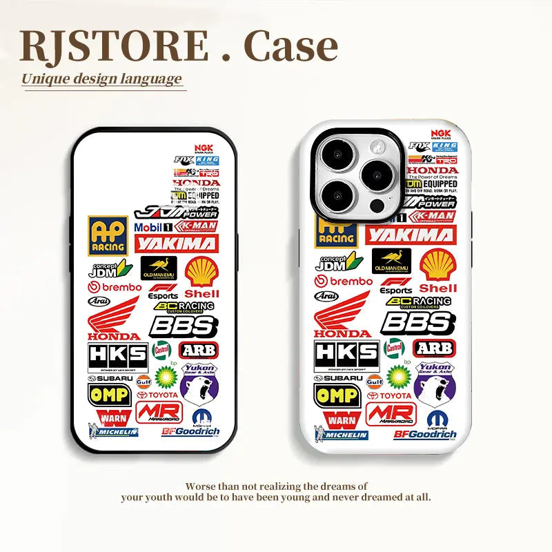 Luxuriöse Autologo iPhone-Hülle – Design 42
