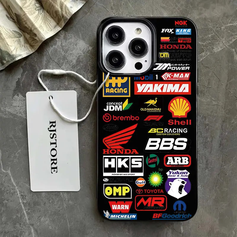 Luxuriöse Autologo iPhone-Hülle – Design 26