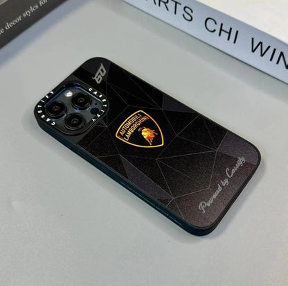 Elegante Metalloptik iPhone-16-Hülle – Design 6