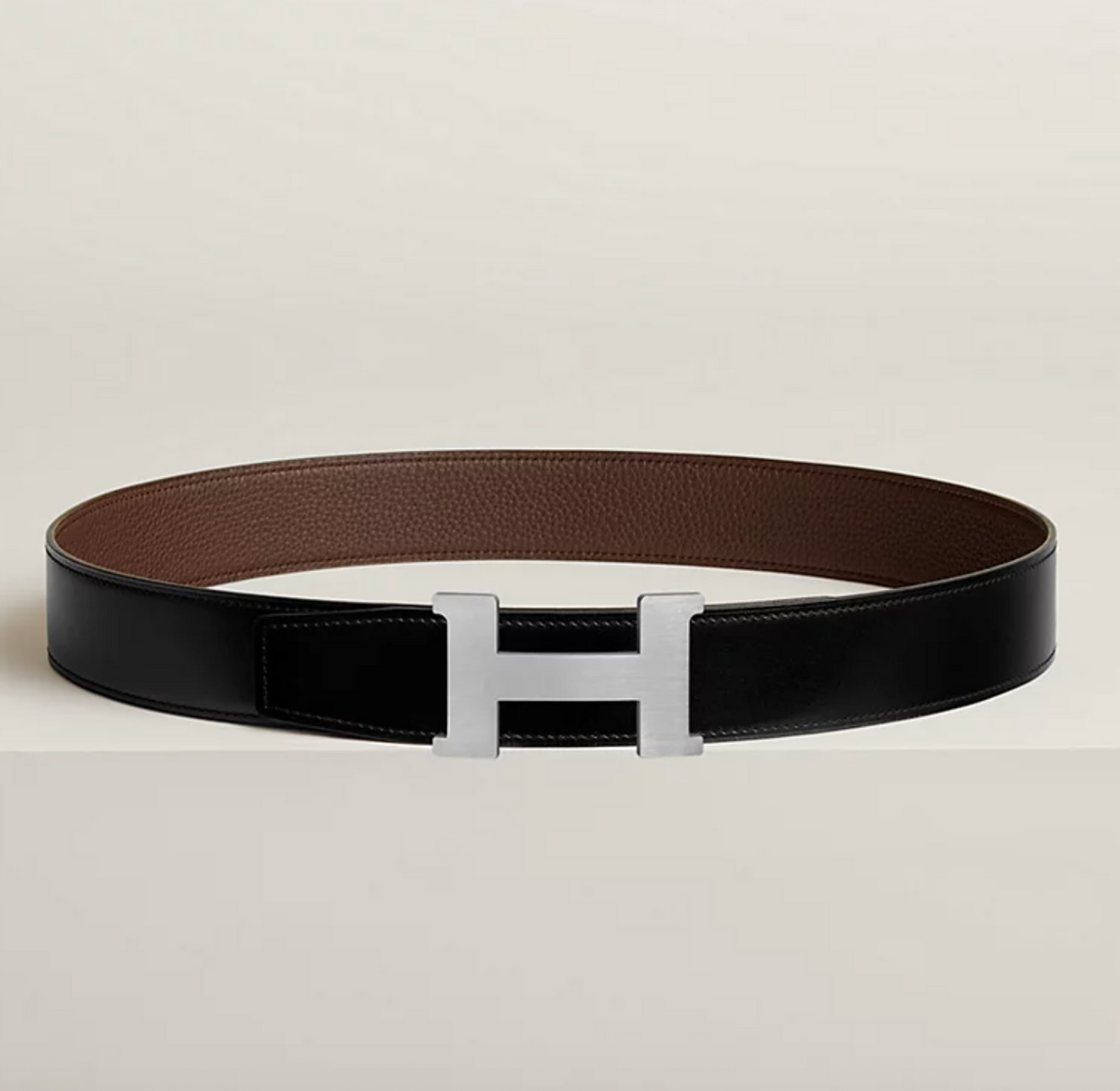 Noir Chocolat Wendegürtel für Herren – 38 mm – Originalansicht 1