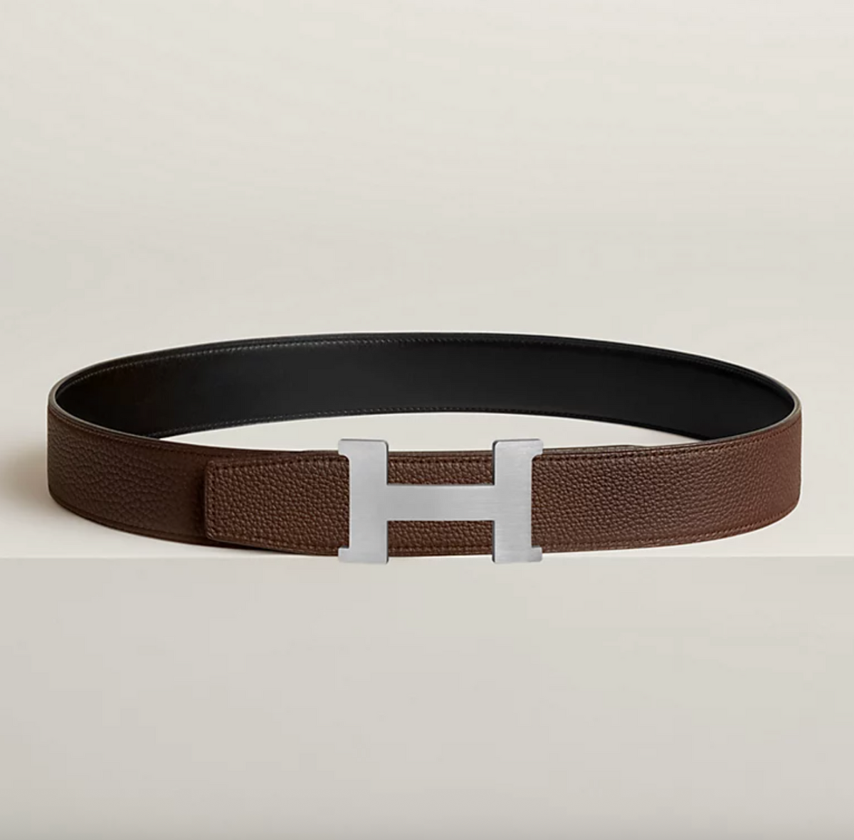 Noir Chocolat Wendegürtel für Herren – 38 mm – Originalansicht 2