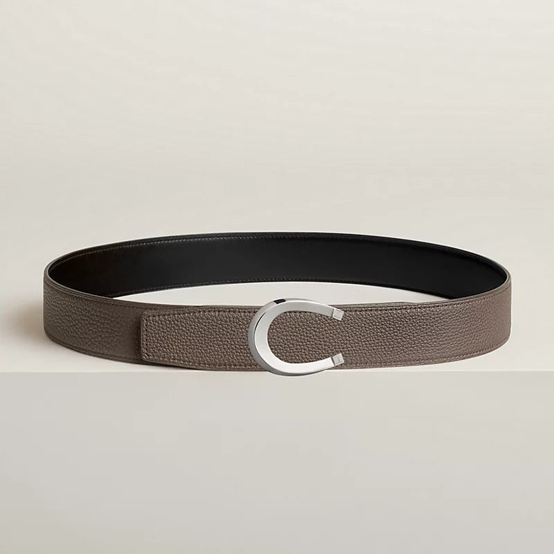 Luck Wendegürtel für Herren – Schwarz/Zinn, 38 mm – Originalansicht 2