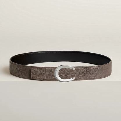 Luck Wendegürtel für Herren – Schwarz/Zinn, 38 mm – Originalansicht 2