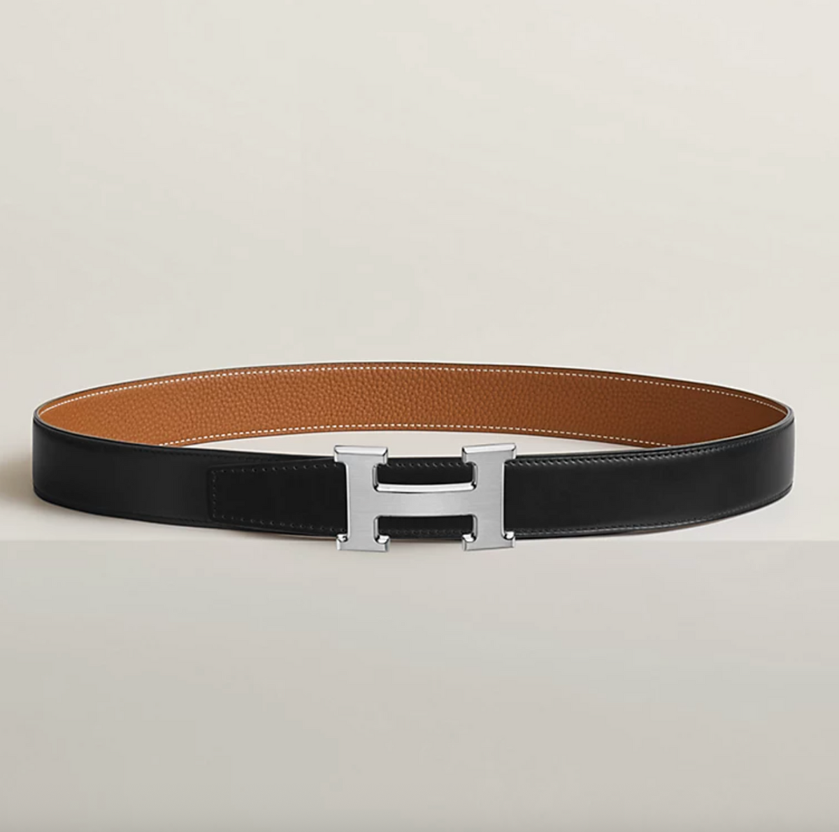 Éclat Wendegürtel für Herren – Schwarz/Gold, 32 mm – Originalansicht 1