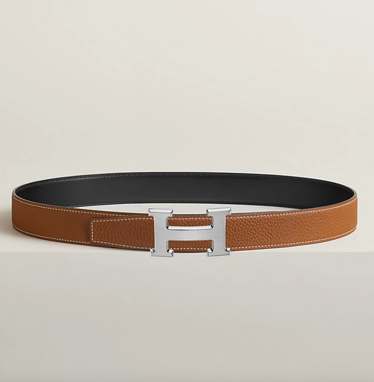 Éclat Wendegürtel für Herren – Schwarz/Gold, 32 mm – Originalansicht 2