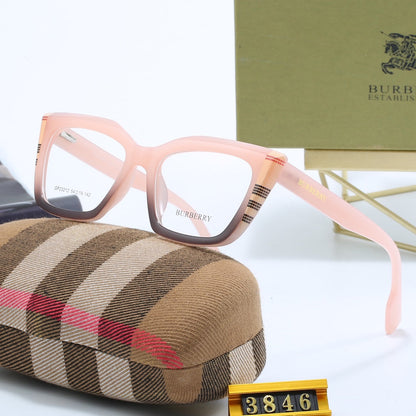Modische Cat-Eye Check-Sonnenbrille – Ansicht 9