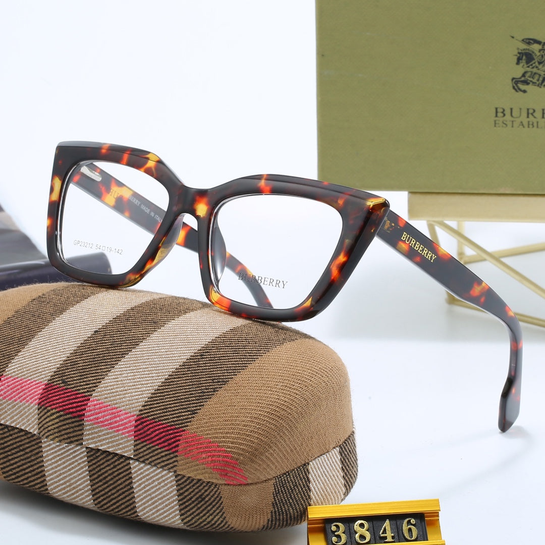 Modische Cat-Eye Check-Sonnenbrille – Ansicht 7