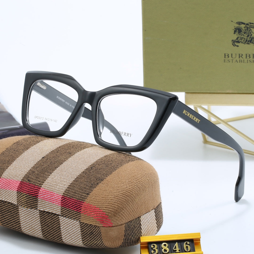 Modische Cat-Eye Check-Sonnenbrille – Ansicht 11