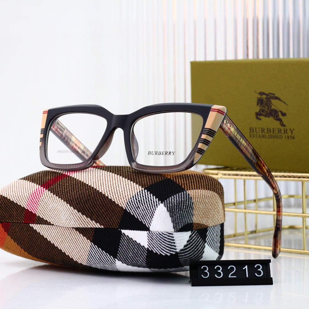 Klassische karierte Vintage-Sonnenbrille – Ansicht 6