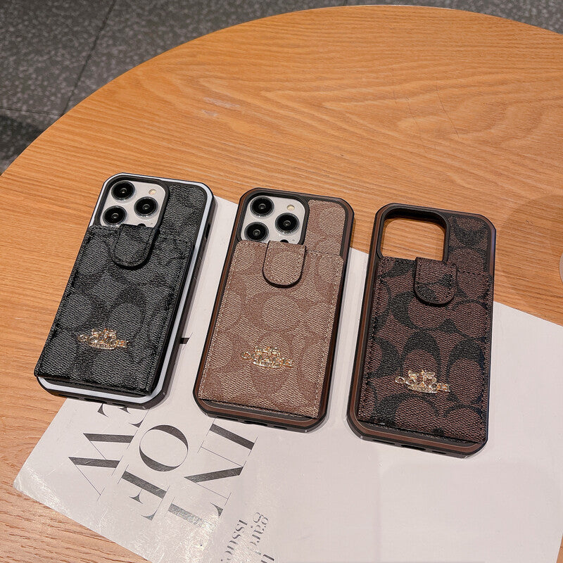 iPhone-Hülle mit integriertem Portemonnaie und Trageriemen – Originalansicht 15