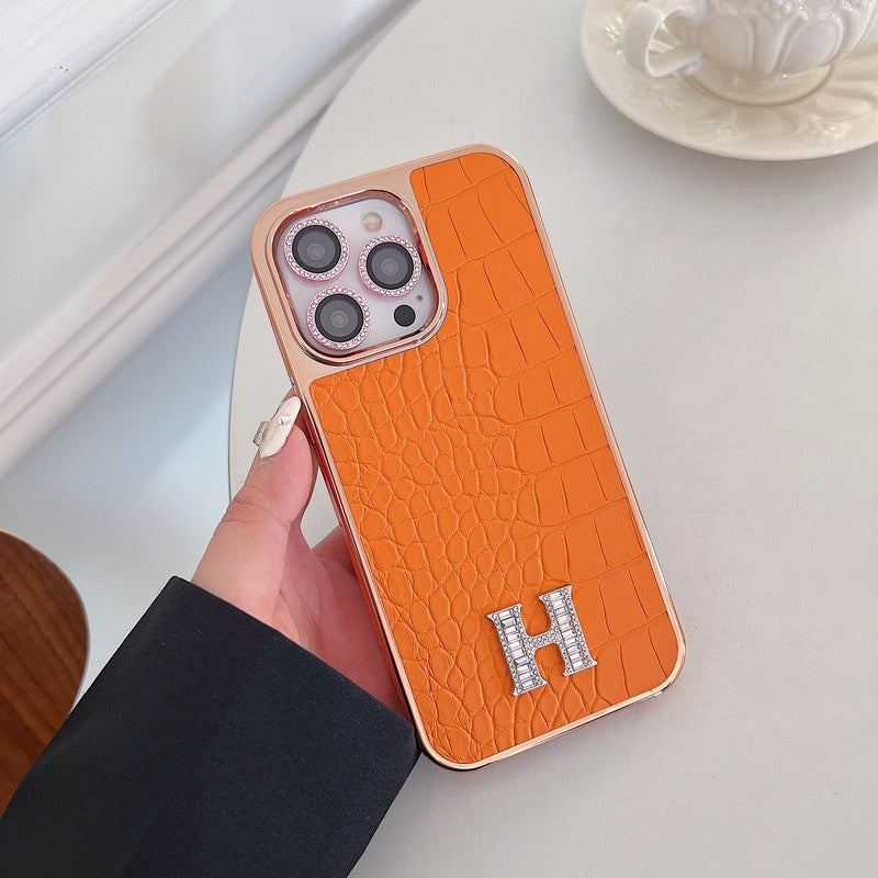 iPhone-Hülle mit roségoldenem Schmuckdetail – Originalansicht 3