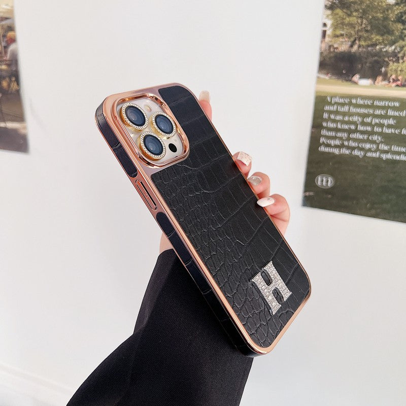iPhone-Hülle mit roségoldenem Schmuckdetail – Originalansicht 8