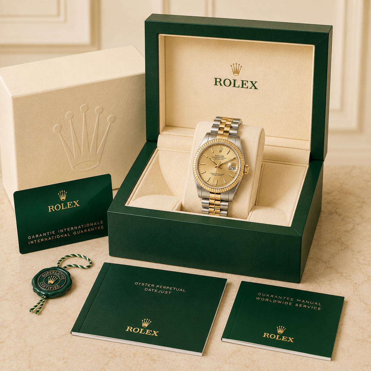 Lady-Classic 26 Bicolor Champagne – Präsentation mit Box und Unterlagen