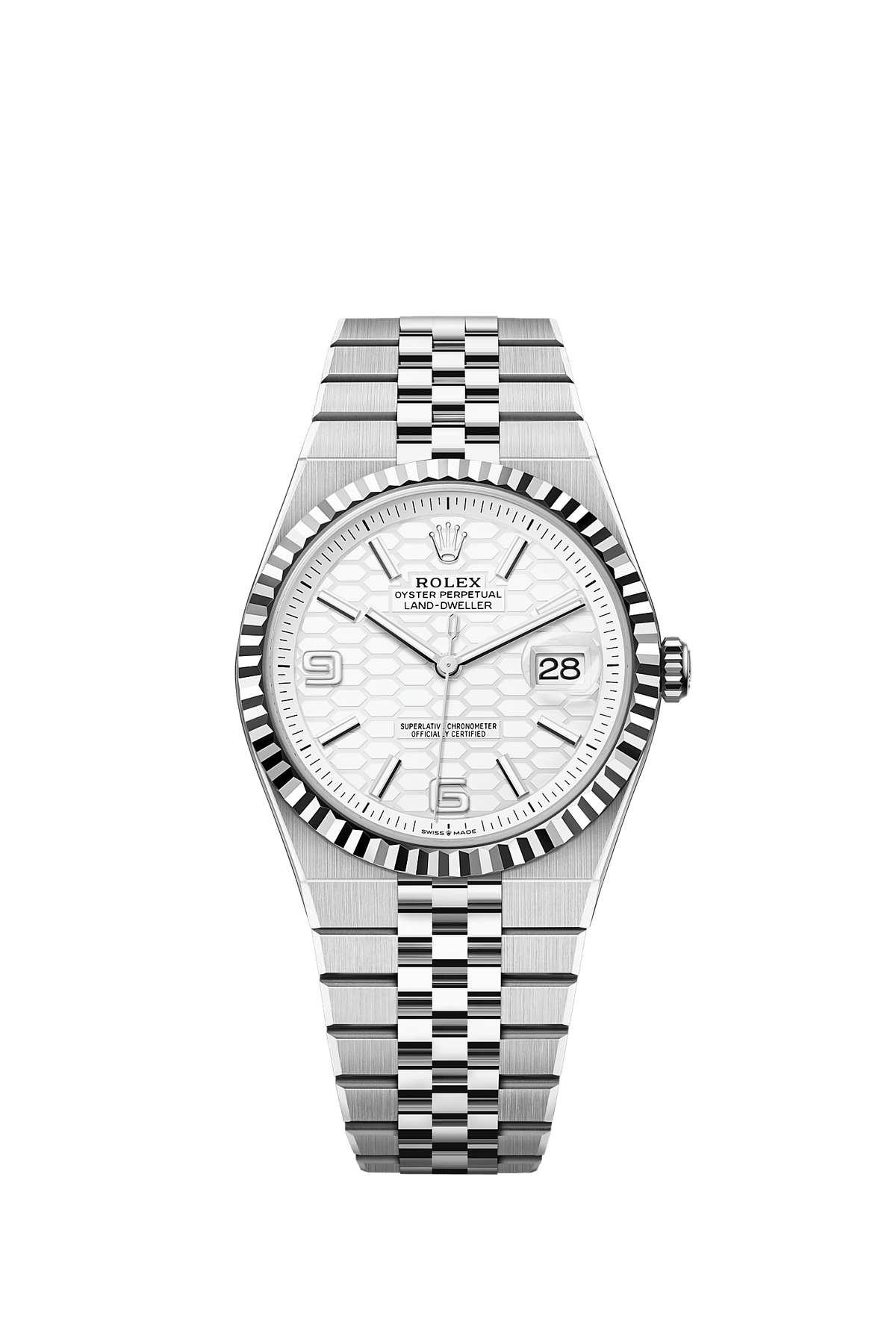 Rolex Land-Dweller 40 127334 Oystersteel und Weißgold
