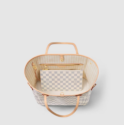 Luxus NEVERFULL MM Beige Originalfoto 3