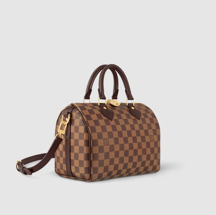 Speedy Bandoulière 25 Damier Ebene Canvas Originalfoto 2