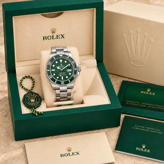 Marinus marinus taucheruhr grun silberfarben 41 mm in grüner Box; Box optional