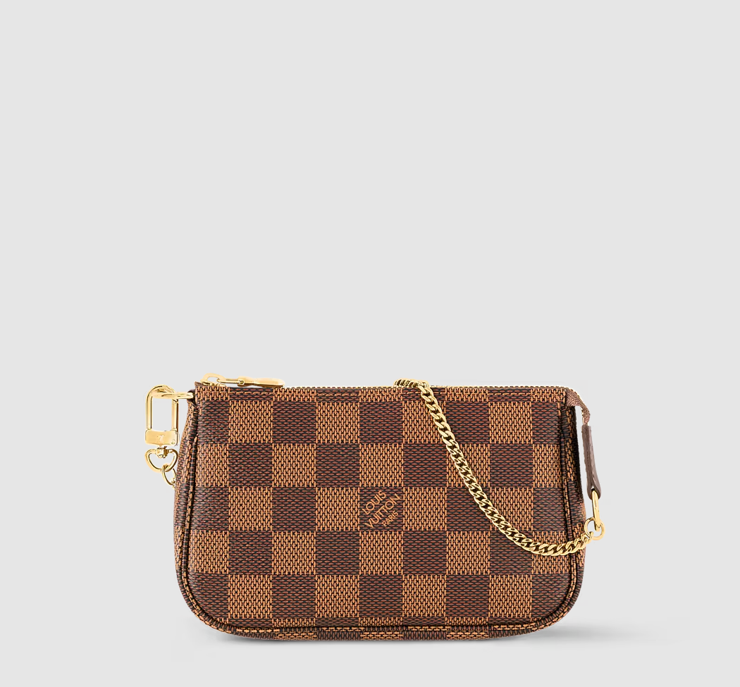 Mini pochette Accessoires Canvas Damier Ébène Originalfoto 1