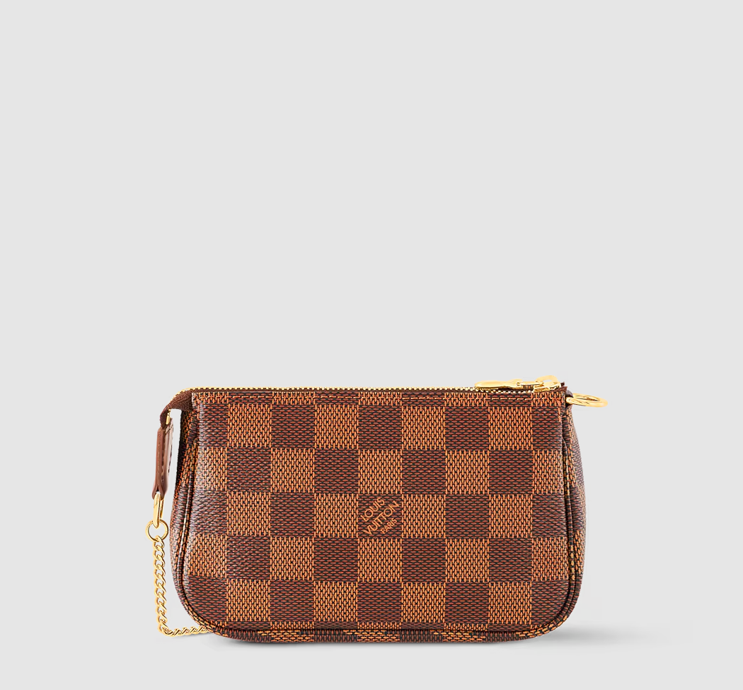 Mini pochette Accessoires Canvas Damier Ébène Originalfoto 4