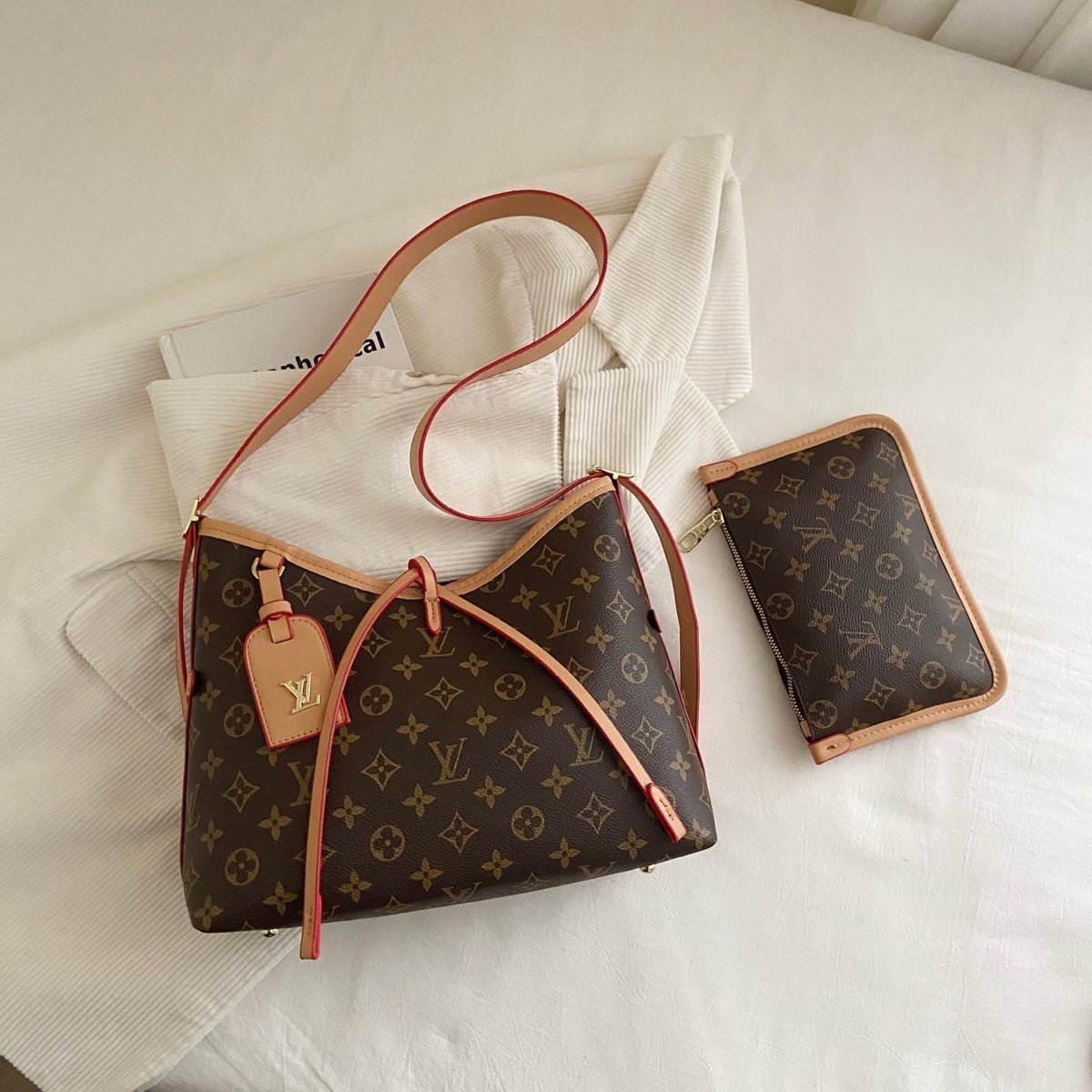 Monogramm Cross-Strap Schultertasche – Foto 1