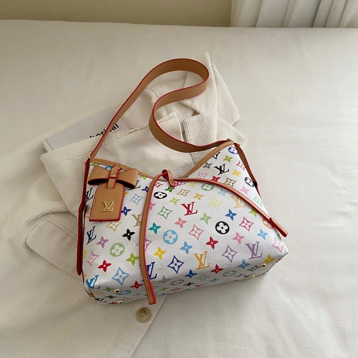 Monogramm Cross-Strap Schultertasche – Foto 4