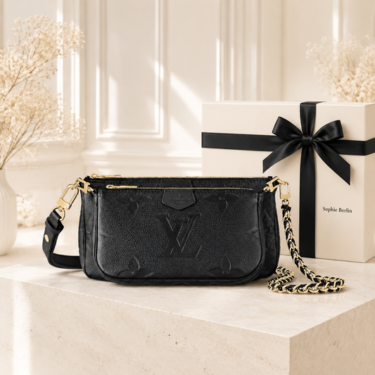 Multi Pochette Accessoires in Leder Monogram Empreinte Schwarz Luxus-Profilfoto