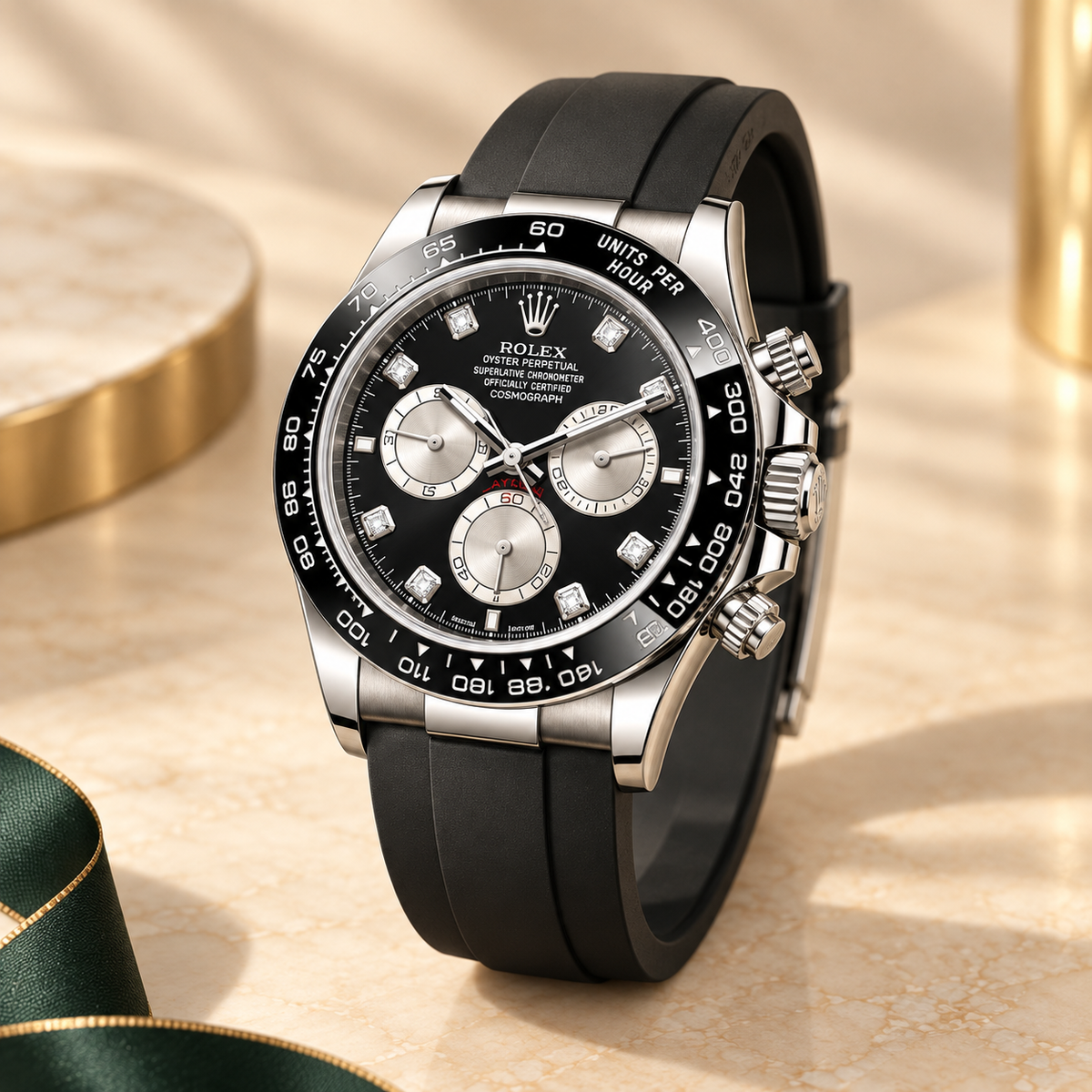 Noirvanta Herren-Chronograph Seitenansicht