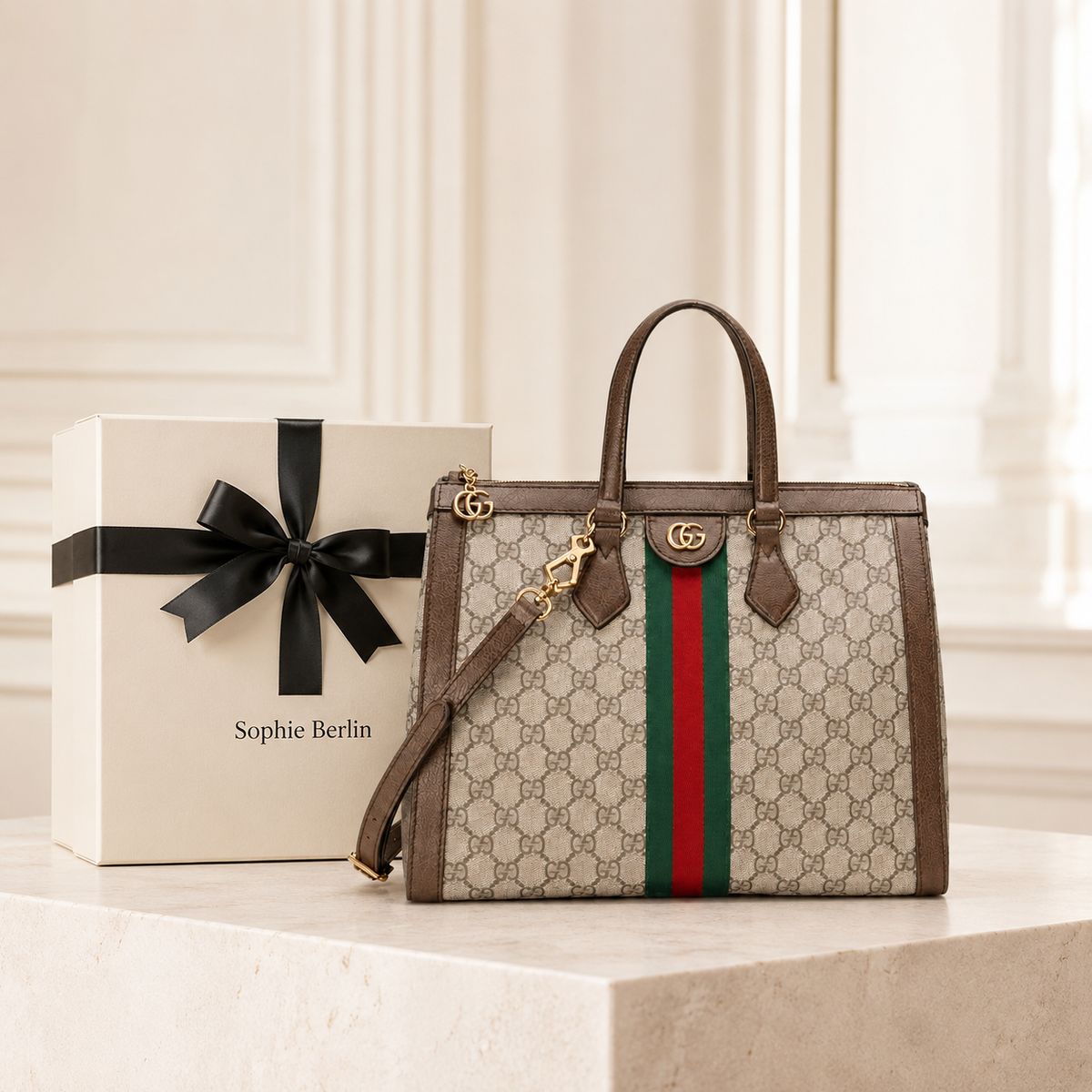 Prestige Medium Tote – Geräumige Hand- & Schultertasche – Luxusansicht