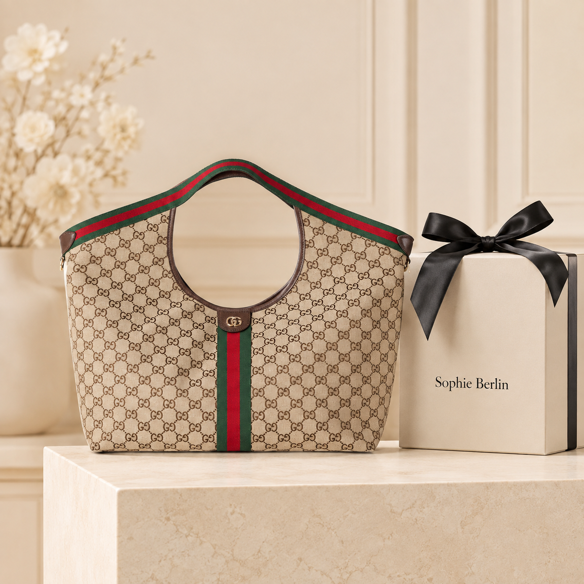 Giglio Series Tote – Klassische Luxus-Handtasche – Luxusansicht