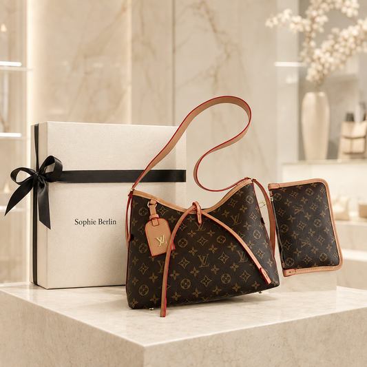 Monogramm Cross-Strap Schultertasche – Luxusansicht