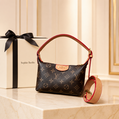 Zeitlose Leder-Handtasche – Luxusansicht