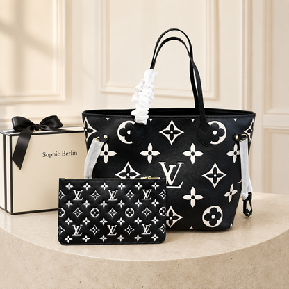 Bedrucktes Handtaschen-Set – Luxusansicht