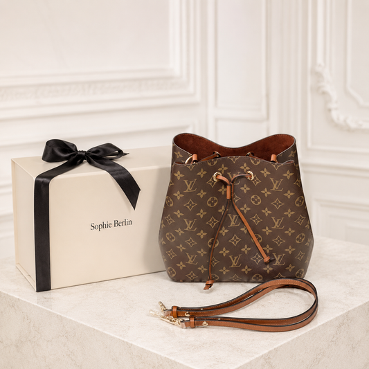 Retro Monogramm Bucket Bag – Luxusansicht