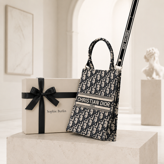 Klassische Tote Bag mit Crossbody-Riemen 03 – Luxusansicht