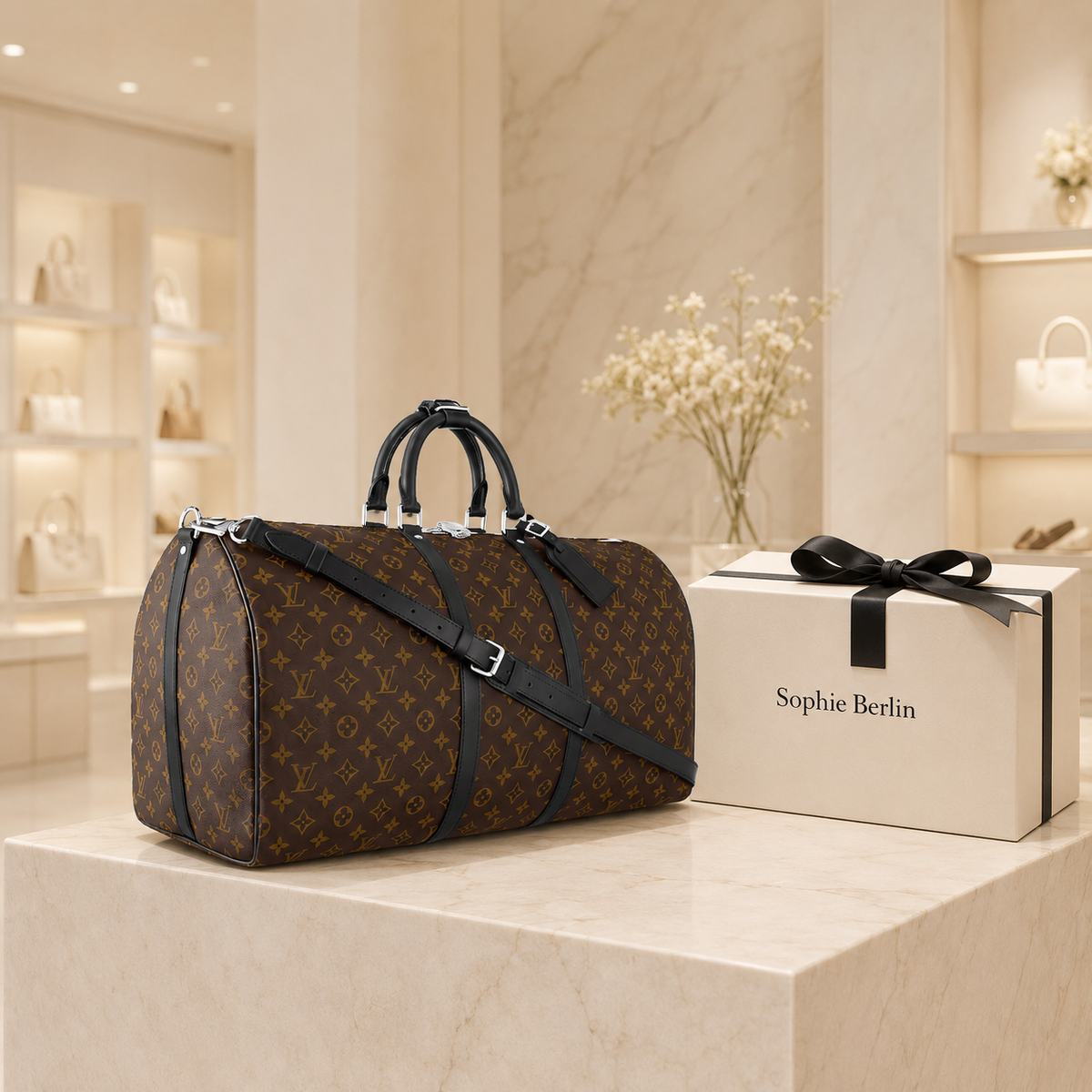 Monogramm-Reisetasche – Luxusansicht