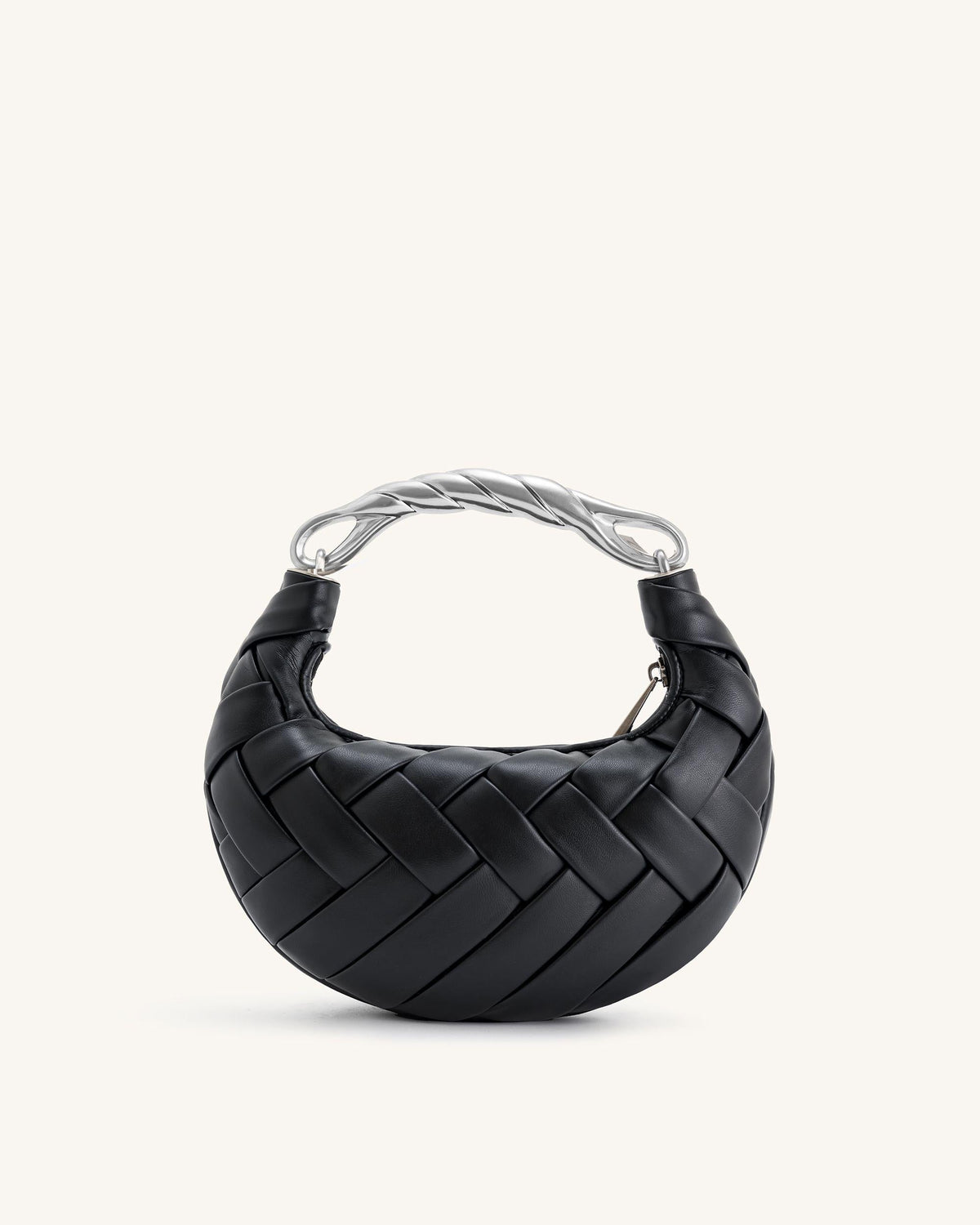Orla Flecht-Handtasche Schwarz – Foto 1