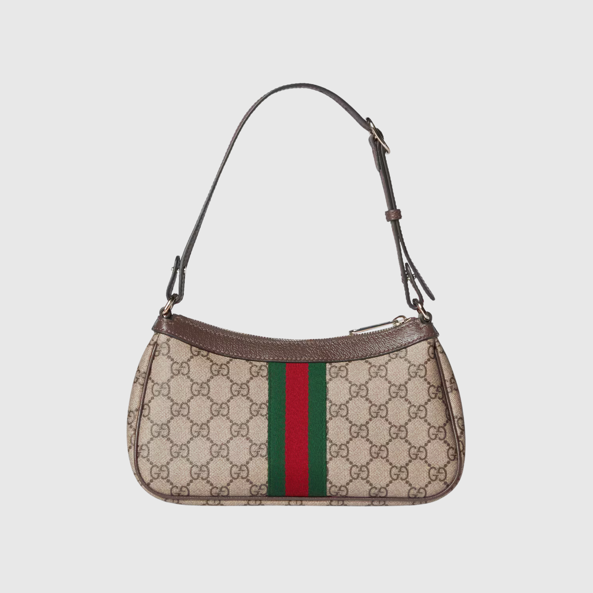 Gemusterte Canvas-Schultertasche – Foto 8