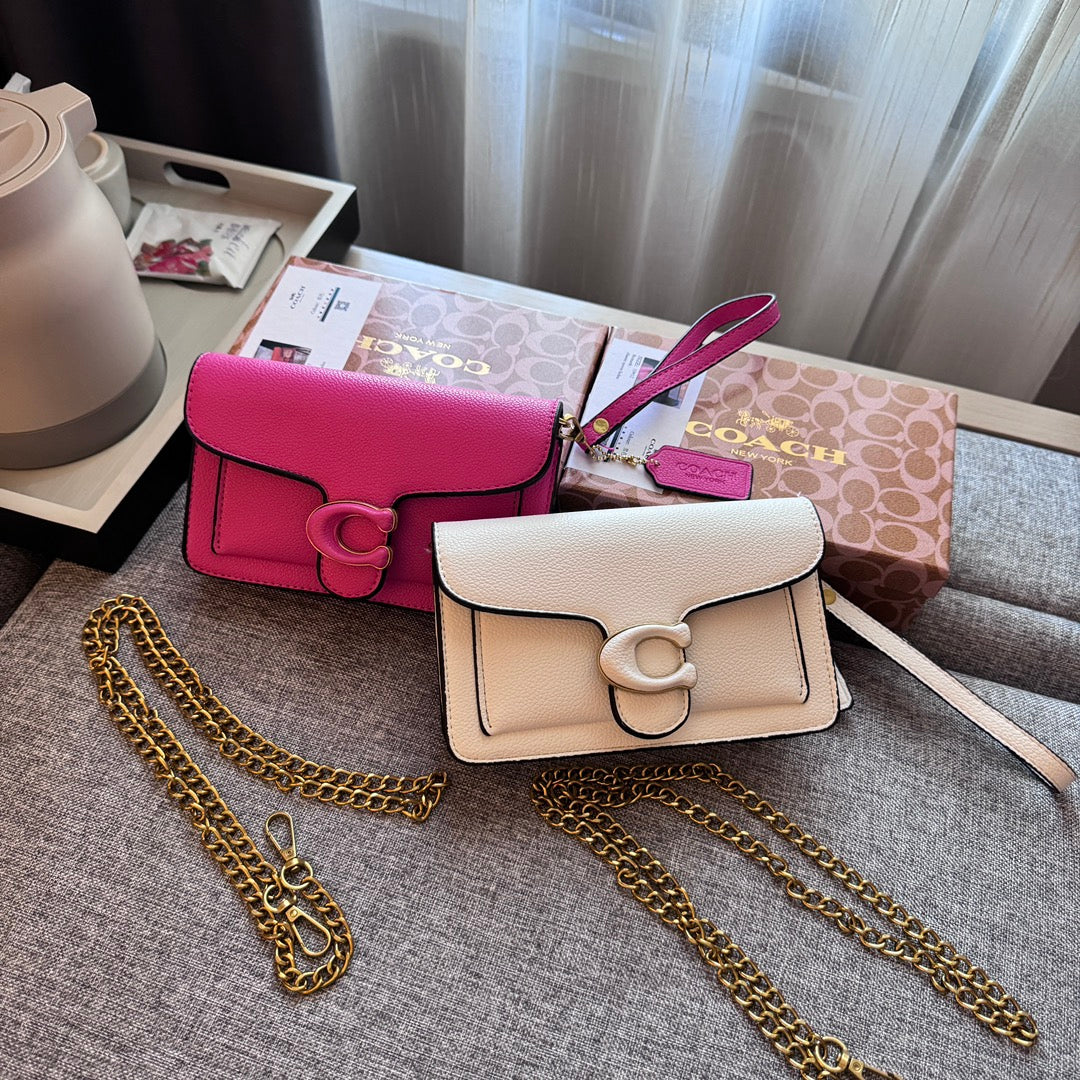 Kompakte Luxus-Lederhandtasche