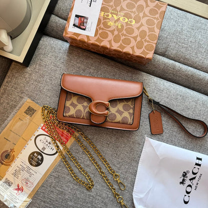 Kompakte Luxus-Lederhandtasche