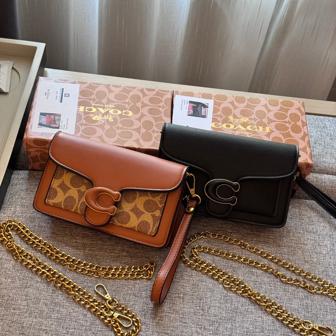 Kompakte Luxus-Lederhandtasche