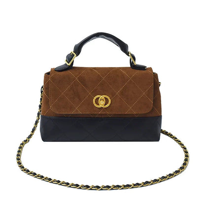 Klassische elegante Damen-Lederhandtasche