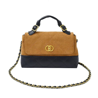 Klassische elegante Damen-Lederhandtasche