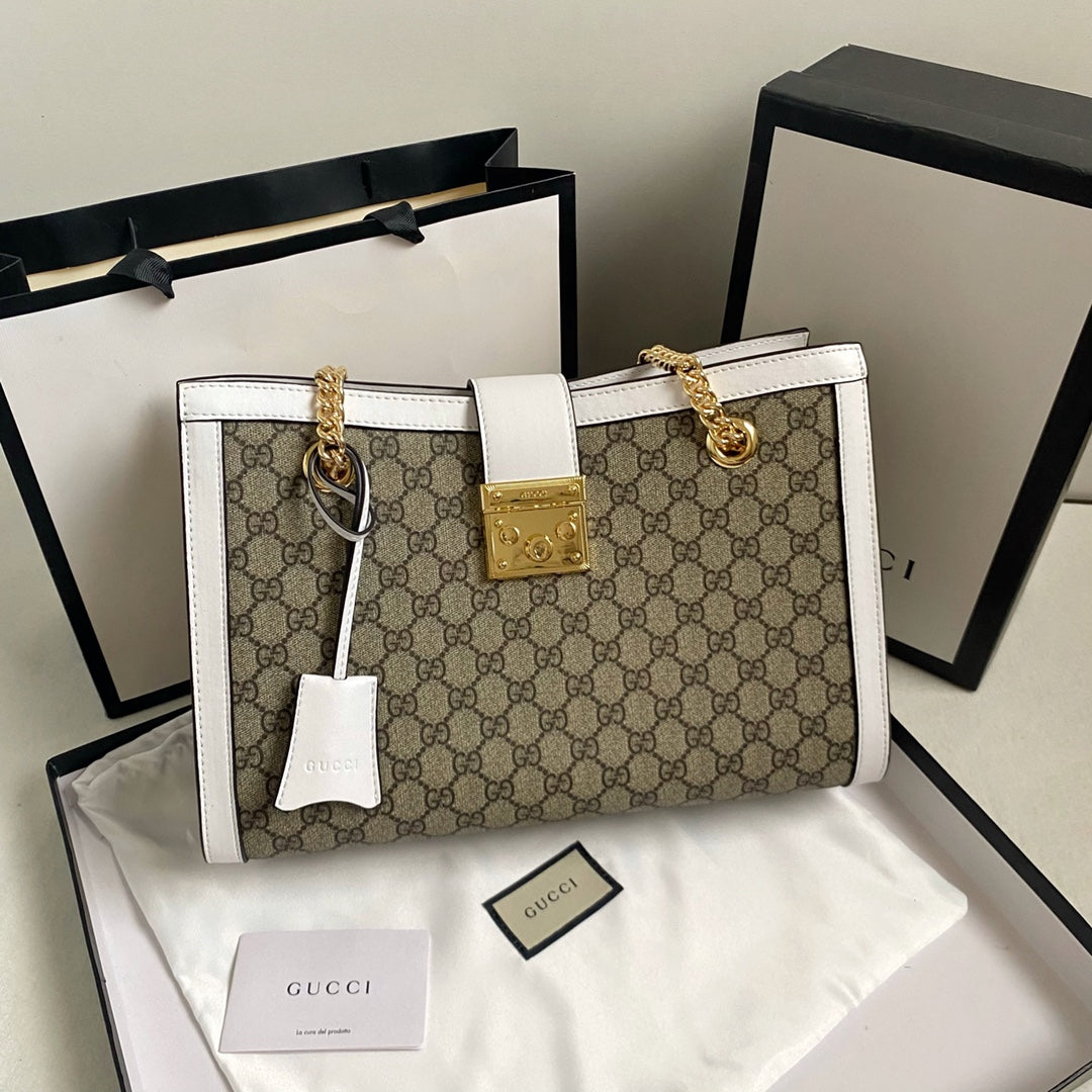 Premium Tote Bag mit Kettenhenkel