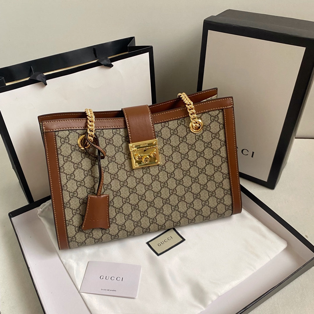 Premium Tote Bag mit Kettenhenkel